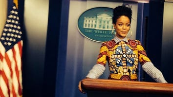 Rihanna Has a 'Scandal'-Themed Day at the White House