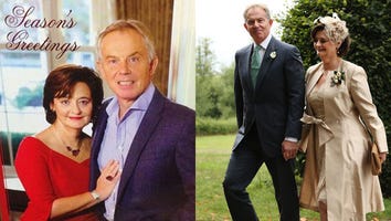 Tony Blair Stars in the Most Awkward Holiday Card Ever