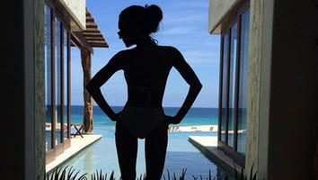 Naya Rivera Shows Off Her Growing Baby Bump in a Sexy Bikini!