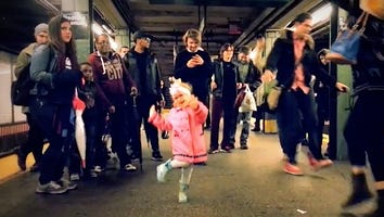 You Cannot Watch This Little Girl Start a Dance Party on the Subway and Not Smile