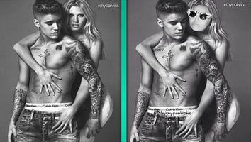 Miley Cyrus Mocks Justin Bieber's Calvin Klein Ads!
