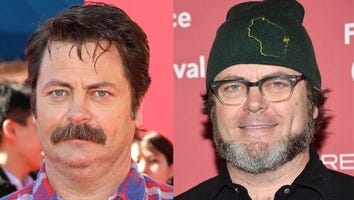 Nick Offerman Is Barely Recognizable Without His Mustache