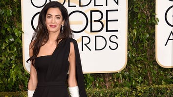 Amal Clooney Makes Her Awards Show Debut in White Opera Gloves