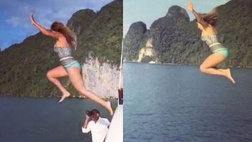 No Photoshop Here! Beyonce Flaunts Figure In Swimsuit Pics