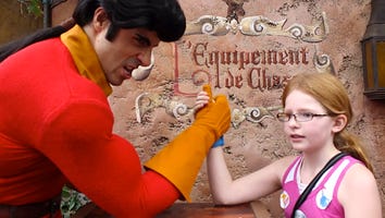 Awesome 11-Year-Old Girl Beats Disney World's Gaston in an Arm-Wrestling Contest