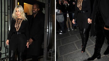 So Kanye West Wore High-Heeled Velvet Boots And We Have Some Questions