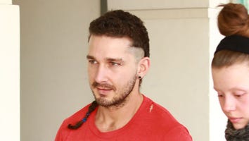 Shia LaBeouf's New Look Includes a Braided Rattail and an Eyebrow Piercing