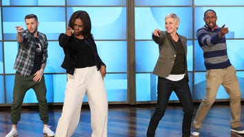 First Lady Michelle Obama Challenges Ellen to a Dance-Off!