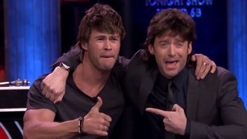 Hugh Jackman, Chris Hemsworth Make Mullets Sexy on 'Tonight Show'