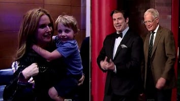 John Travolta's Son Makes Rare Appearance on 'Late Show'