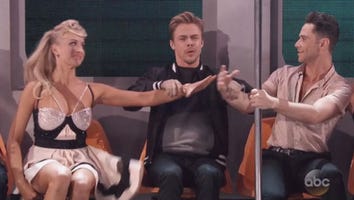 Injured Derek Hough Still Helps 'DWTS' Partner Nastia Liukin Rule the Night