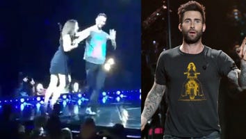 Adam Levine Gets Attacked By Fan on Stage, Handles It Like A Pro!