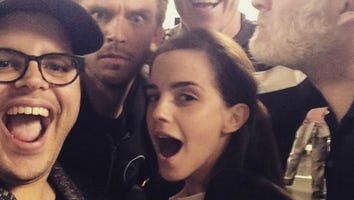 Disney's 'Beauty and the Beast' Stars Pose for Goofy Cast Selfie