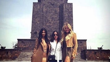 Kim and Khloe Kardashian Visit Armenia: Our Dad Would Be Proud