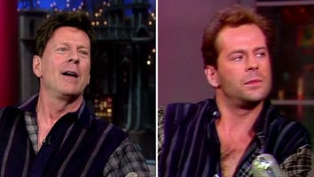 Bruce Willis' 1985 Hair Returns to the 'Late Show'