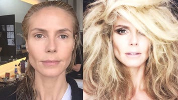 See Heidi Klum's Dramatic Makeup Transformation!