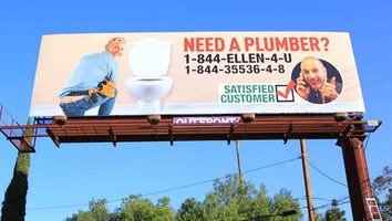 Matt Lauer Hits Back at Ellen DeGeneres with Giant Billboards Showing Some Plumber's Crack!