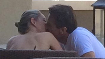 It's On! 'DWTS' Partners Kym Johnson and Robert Herjavec Kiss During Romantic Vacay