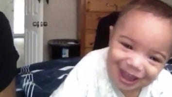 This Baby Giving an Oscar-Worthy Fake Cry Is Called Out By Mama and His Reaction Is Why Happiness Exists