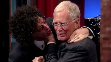Howard Stern Tries to Kiss David Letterman on 'Late Show'