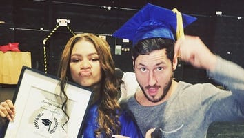'DWTS' Friends for Life! Val Chmerkovskiy Attends Zendaya's High School Graduation