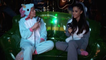 Miley Cyrus Gets Flirty With Ariana Grande During New Duet, Debuts New Song 'Tiger Dreams'