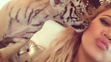 Khloe Kardashian's Tiger Cub Selfie Angers Animal Rights Activists