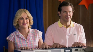 Amy Poehler and Bradley Cooper Get Back into Character for the 'WHAS' Series