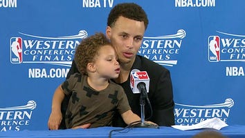 Watch This NBA Player's Daughter Adorably Steal the Spotlight During an Interview