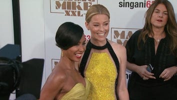 Elizabeth Banks and Jada Pinkett Smith Dish on Their 'Magic Mike XXL' Kiss!