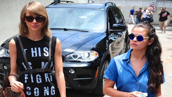 Taylor Swift Rocks a Harness To Lunch With Selena Gomez