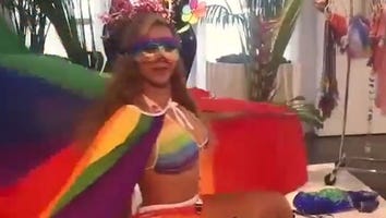 Beyonce Celebrates Marriage Equality in a Rainbow Bikini -- Watch the Colorful Video!