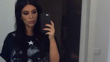 Kim Kardashian is Just Like Us: Takes Pants-less Selfies, Wears Shirt With Kanye's Face