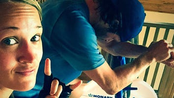 Carrie Underwood Shares a Makeup-Free Workout Selfie With Husband Mike Fisher!