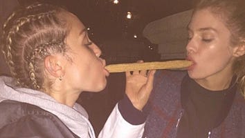 Miley Cyrus and Stella Maxwell Go on Date to Disneyland