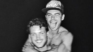 Sexy Siblings! Zac Efron Shares Shirtless Pic With Brother Dylan