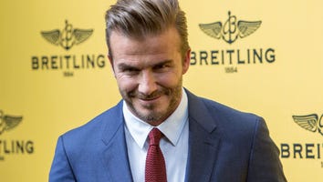 David Beckham Enjoys Boys' Day Out With Sons at LA Dodgers Opening Day Game -- See the Pics!