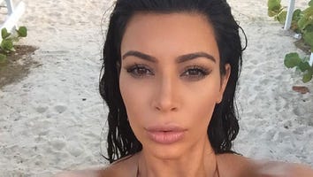 Kim Kardashian Shows Off Major Cleavage in Pregnancy Selfies