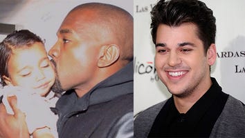Rob Kardashian Posts Precious Pic of Kanye and North West
