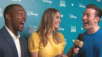 Jet-Lagged 'Captain America' Stars Chris Evans & Anthony Mackie Get Into Insane Giggle Fit