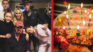 Miley Cyrus Celebrates Billy Ray's Birthday With The Whole Family -- And A Special Cake!