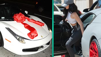 Kylie Jenner Paints Her Brand New Ferrari From Tyga!