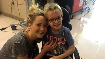 Jennifer Lawrence Surprises Kids at Montreal Hospital -- See the Pics!