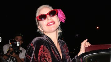 Ouch! Lady Gaga Falls While Out to Dinner With a 'Real Housewife' -- Check Out Her Glam Recovery!