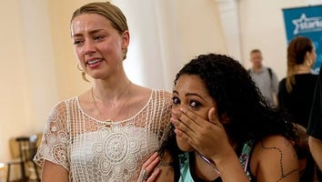 Amber Heard in Tears on Charity Outing With Johnny Depp