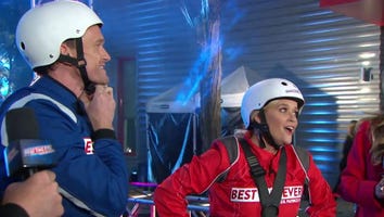 Reese Witherspoon Scales 15-Story Contraption in Epic Stunt with Neil Patrick Harris