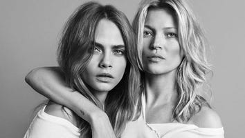 Cara Delevingne and Kate Moss Photograph Each Other Nearly Naked!