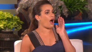 Lea Michele Gets Seriously Spooked on 'Ellen' When Masked Man Pops Up on Set