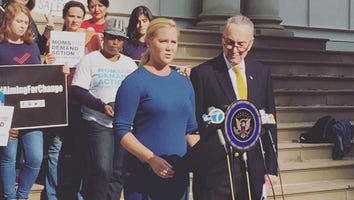 Amy Schumer Leads Charge on Gun Control in New Press Conference With Chuck Schumer
