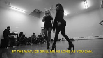 Beyonce and Nicki Minaj Struggle to Keep Straight Faces During 'Feeling Myself' Rehearsals -- Watch!